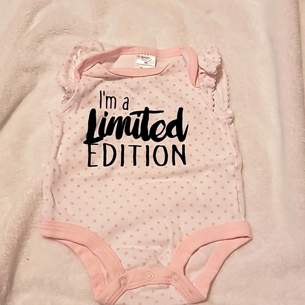 Baby Essentials Size 6 months Onesie